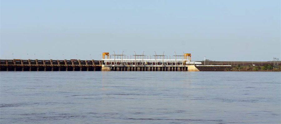 Represa y Lago Salto Grande en Concordia