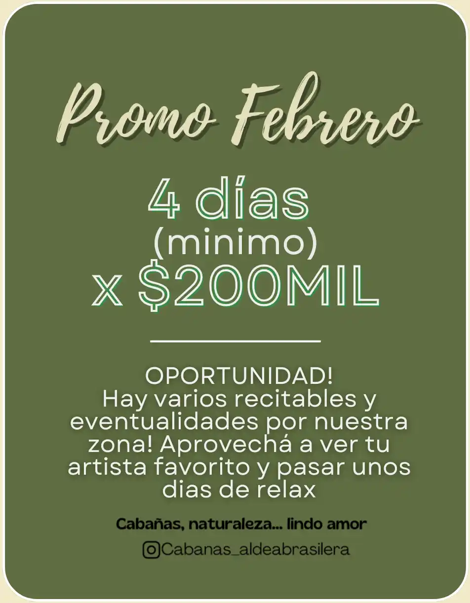 Tarifas de Caba�as Il Villaggio