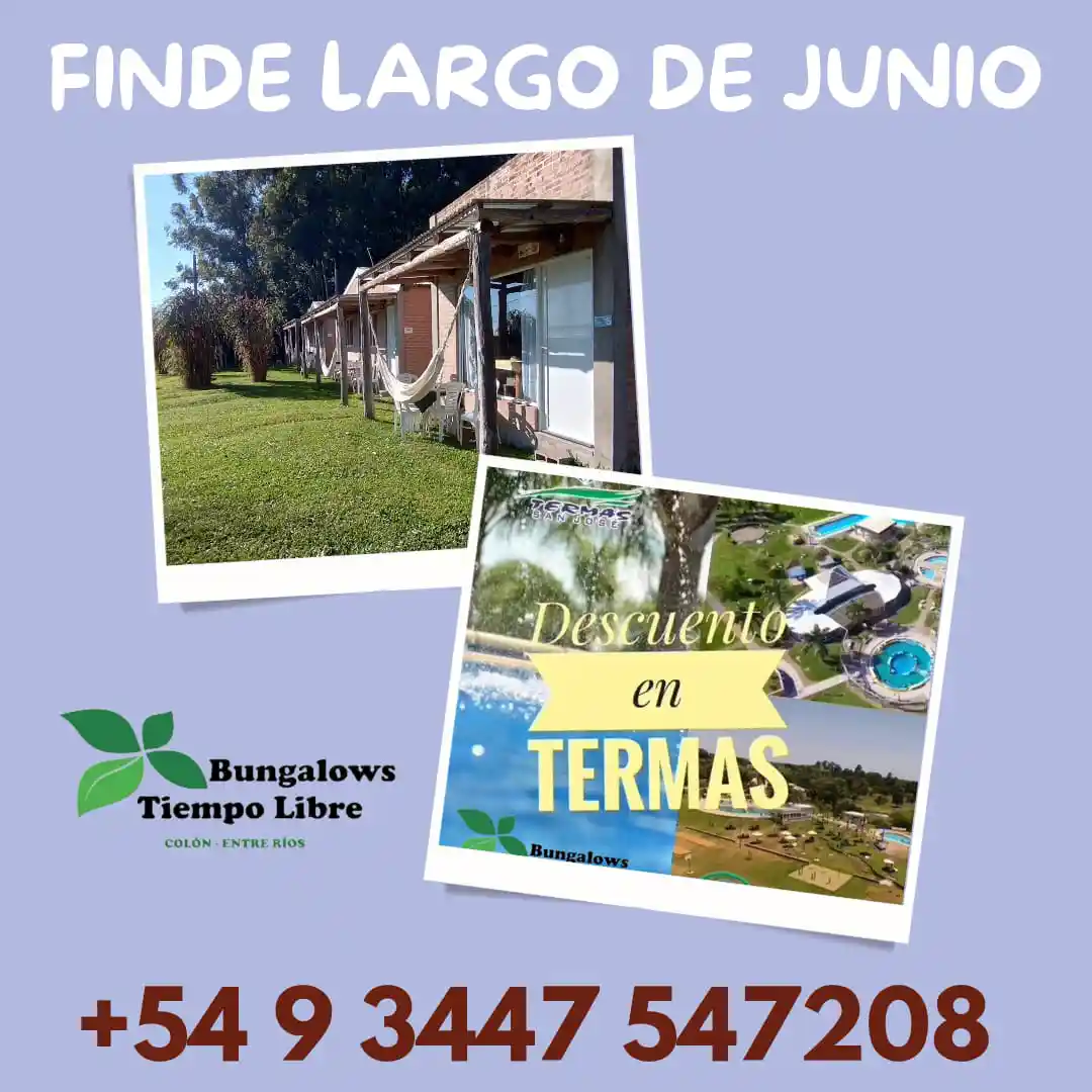 Tarifas de Bungalows Tiempo Libre