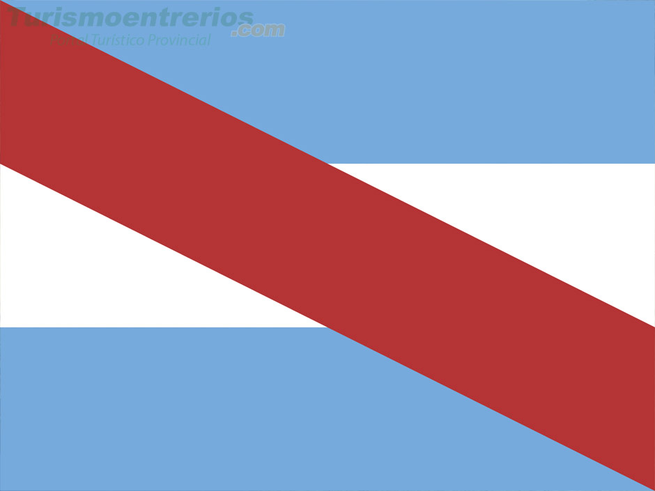 Bandera de Entre Ríos - Imagen: Turismoentrerios.com