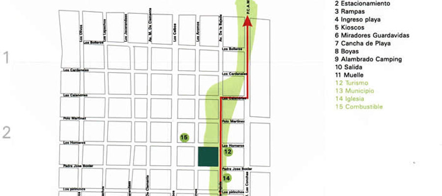 Plano de la Ciudad de Villa Urquiza Entre Ros